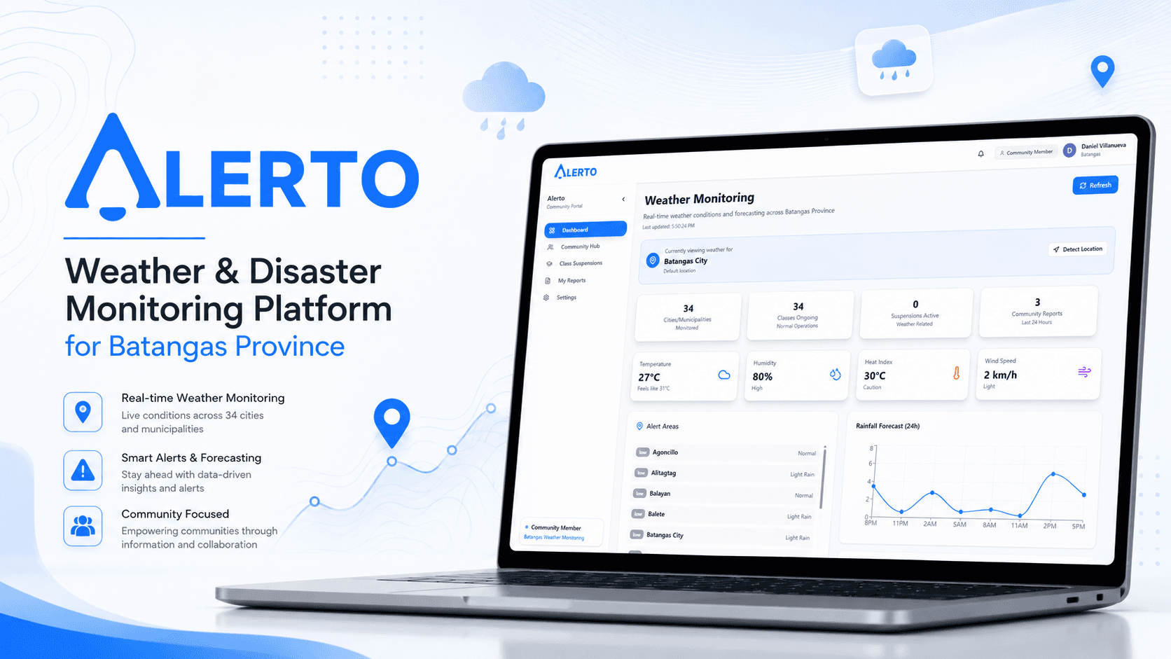 Alerto Weather & Disaster Monitoring